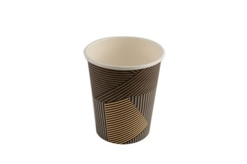 Kubki kubek papierowy kawa 200ml herbata LINES 50szt (do odsprzedaży)