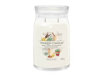 Yankee Candle Signature Świeca Duża Sweet Vanilla Horchata