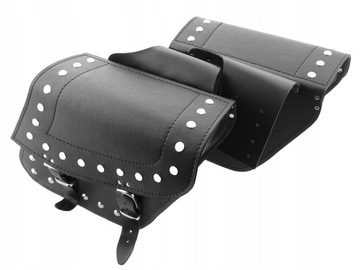 SAKWY BOCZNE CZARNE 11L CHOPPER KLASYK KLASYK