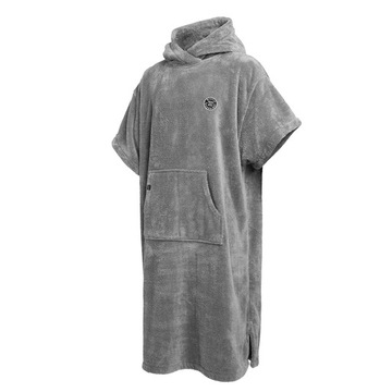 Poncho Mystic Teddy Light Grey
