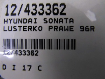 HYUNDAI SONATA II Y2 96-98 ZRCÁTKO PRAVÉ ELEKTRICKÉ