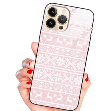 ETUI GLASS do IPHONE 13 PRO MAX Zima Święta Wzory