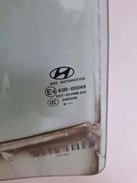 HYUNDAI TUCSON II III SKLO (OKNO) DVEŘE ZADNÍ LEVÝ 2018