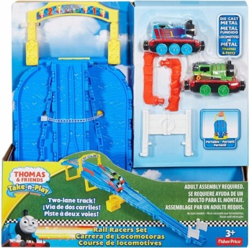 FISHER PRICE TOMEK I PRZYJACIELE TORY WYŚCIG RÓWNOLEGŁY + lokomotywa DLR99
