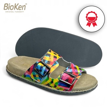 BioKen Анатомические женские профилированные шлепанцы Натуральная кожа