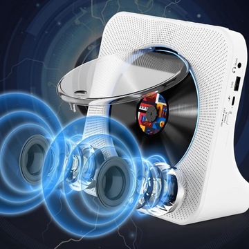 ODTWARZACZ CD GŁOŚNIK BLUETOOTH 5.0 FM RADIO HI-FI