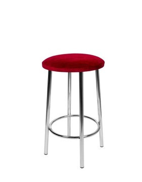 Taboret metalowy chrom, Hoker 58 cm PRODUKT POLSKI