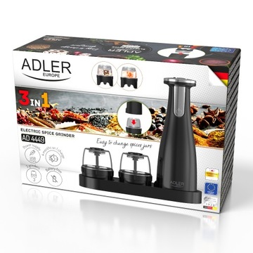 Электрошлифовальная машина Adler AD4449 7 Вт, черный комплект