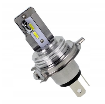 Żarówka LED biała H4 60/55W 12V 24V krótkie długie