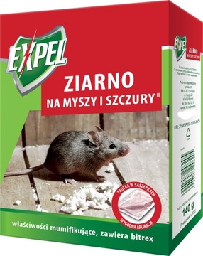 EXPEL ZIARNO na MYSZY i SZCZURY trutka saszetki 140g