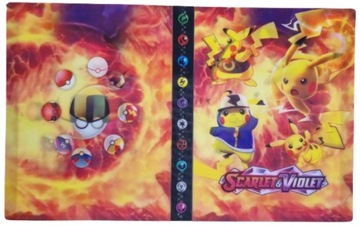 АЛЬБОМ КЛАСС ДЛЯ КАРТ ПОКЕМОН 240 МЕСТ + БЕСПЛАТНЫЕ КАРТЫ