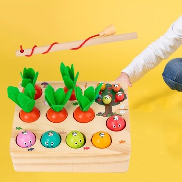 Игрушка для мелкой моторики для малышей, деревянные игрушки Монтессори1