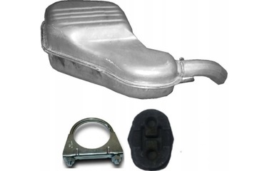 Tłumik końcowy Volvo S60 +V70 poj.2,4i 00-10r.+zestaw