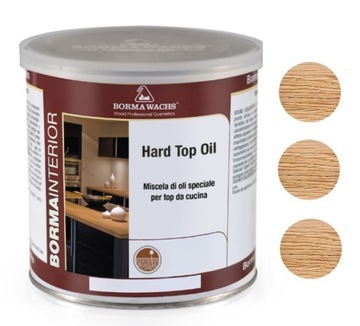 Olej Twardy do blatów drewnianych Borma Hard Top Oil 4916 Bezbarwny 0,75 L