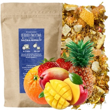 Herbata owocowa MANGO TANGO 50g PREMIUM żółta