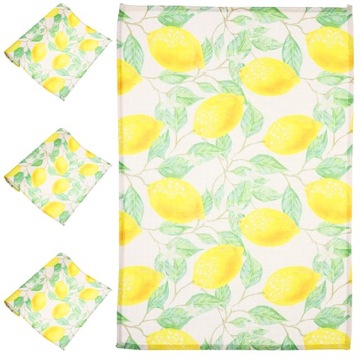 CYTRYNY LEMON PODKŁADKA OCHRONNA STOŁU W JADALNI