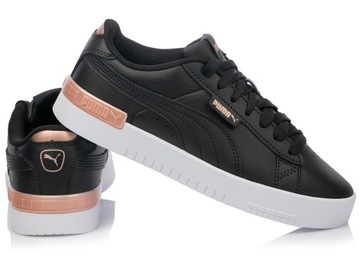 Damskie czarne buty skórzane PUMA JADA sneakersy sportowe r. 37