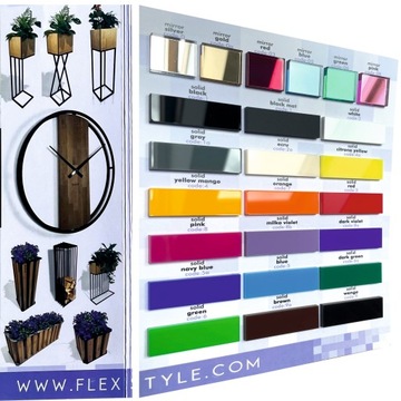 ОБРАЗЕЦ ЦВЕТА Образец цвета PLEXI FLEXISTYLE