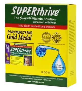 SUPERTHRIVE 120ml witaminy i hormony dla roślin