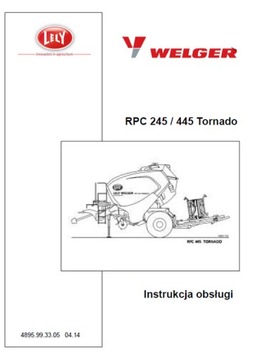 Welger RPC 245/445 Tornado - instrukcja PL