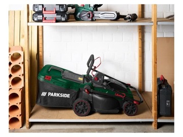 Электрическая газонокосилка PARKSIDE 1500 Вт PRM 1500 B2, с корзиной 40 л