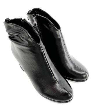 MOLO ЧЕРНЫЕ ЖЕНСКИЕ УТЕПЛЕННЫЕ БОТИНКИ ИЗ ЭКО КОЖИ R41