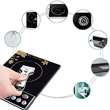 METALOWY SKROBAK SZYB PŁYT INDUKCYJNYCH 5X OSTRZY