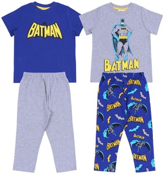 2 x Niebiesko-szara piżama Batman DC COMICS 92 cm