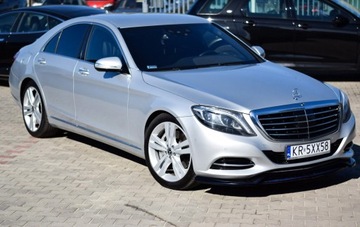 Mercedes Klasa S W222 Limuzyna 500 456KM 2014 Mercedes S500 4m Webasto 360 Multikontury Dociąg Hak Masaż ACC Blis Pamięci