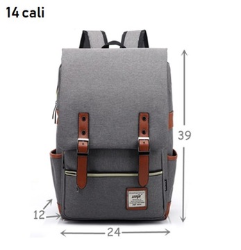 Plecak szkolny torba na laptopa 14