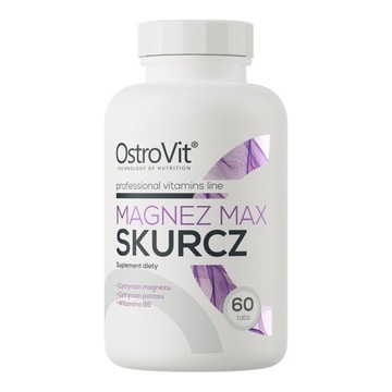 OstroVit Magnez Max Skurcz 60 tabs POTAS B6 MG