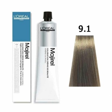 LOREAL MAJIREL FARBA DO WŁOSÓW 9.1 BARDZO JASNY BLOND POPIELATY 50 ML