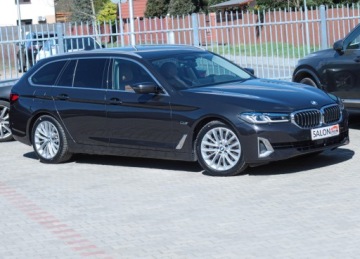 BMW Seria 5 G30-G31 Touring Plug-In 2.0 530e 292KM 2022 BMW 530 292ps Luxury xDrive Laser ACC Skóra HUD Keyles Blis 4xKlima Webasto, zdjęcie 28
