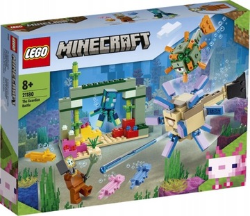 LEGO MINECRAFT 21180 WALKA ZE STRAŻNIKAMI