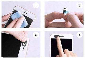 3 чехла для камеры ноутбука и телефонов