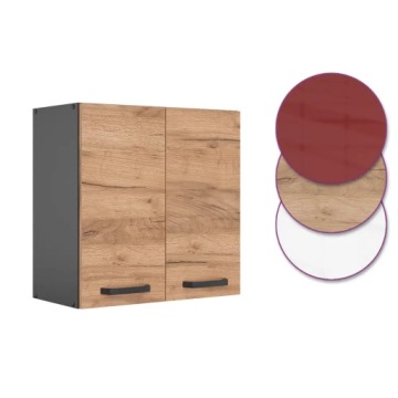 R-LINE ПОДВЕСНОЙ ШКАФ 60СМ ДУБ/АНТРАЦИТ VICCO