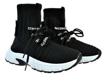 BOTKI ELASTYCZA CHOLEWKA BUTY SPORTOWE 6323 roz 40