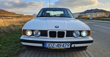 BMW Seria 5 E34 Sedan 520 i 24V 150KM 1990 BMW Seria 5 520i 150KM Klima Skora z Grecji Bez Rdzy 2.0 Benzyna 150KM, zdjęcie 4