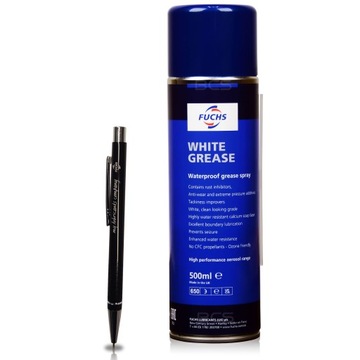 1 x FUCHS WHITE GREASE - WODOODPORNY BIAŁY SMAR 500ml SPRAY DYSTRYBUTOR