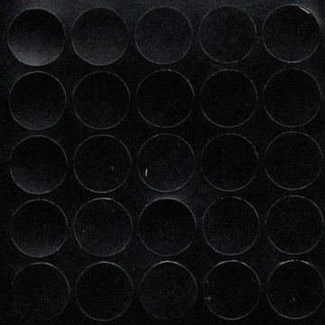 ZAŚLEPKA MEBLOWA SAMOPRZ Fi14 CZARNY GŁADKI 25 szt