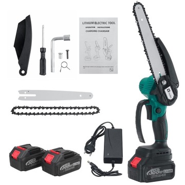 PIŁA ŁAŃCUCHOWA AKUMULATOROWA PILARKA ELEKTRYCZNA DO DRZEWA 8CALI 2XAKU