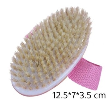 ЩЕТКА ДЛЯ СУХОГО МАССАЖА НАТУРАЛЬНАЯ АНТИЦЕЛЛЮЛИТНАЯ СИЛЬНАЯ