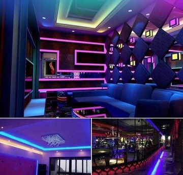 ВОДОНЕПРОНИЦАЕМАЯ СВЕТОДИОДНАЯ ЛЕНТА SMD 5M RGB ЦВЕТНАЯ + ДИСТАНЦИОННОЕ УПРАВЛЕНИЕ