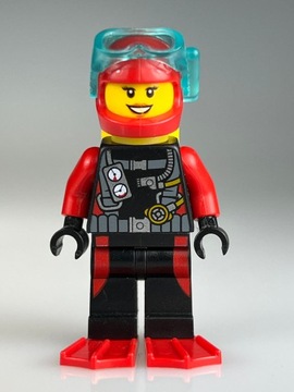 LEGO Scuba Diver Female cty0602 60096 City