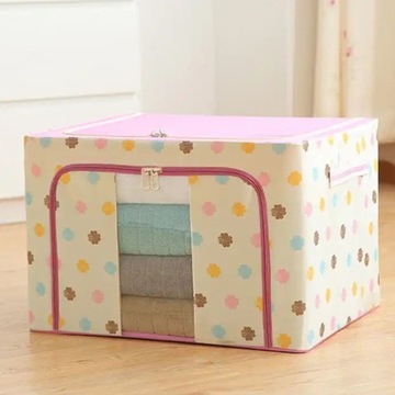 Чехол для постельного белья, одежды, одеял с каркасом, контейнер 60Х42Х40 100л