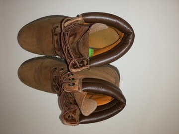Skórzane buty firmy Timberland Waterproof. Rozmiar 39,5.
