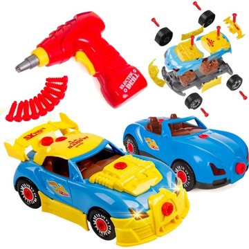 AUTO DO SKRĘCANIA Zestaw konstrukcyjny + WKRĘTARKA