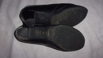 buty damskie czarne, polskie, skóra naturalna - Martar - rozm. 38 /x10