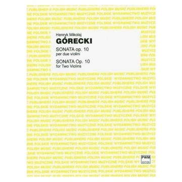 NUTY NA SKRZYPCE: Sonata na duet GÓRECKI UNIKAT