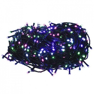 LAMPKI CHOINKOWE ŚWĄTECZNE 1000 LED KOLOROWE 100m Światełka Świąteczne